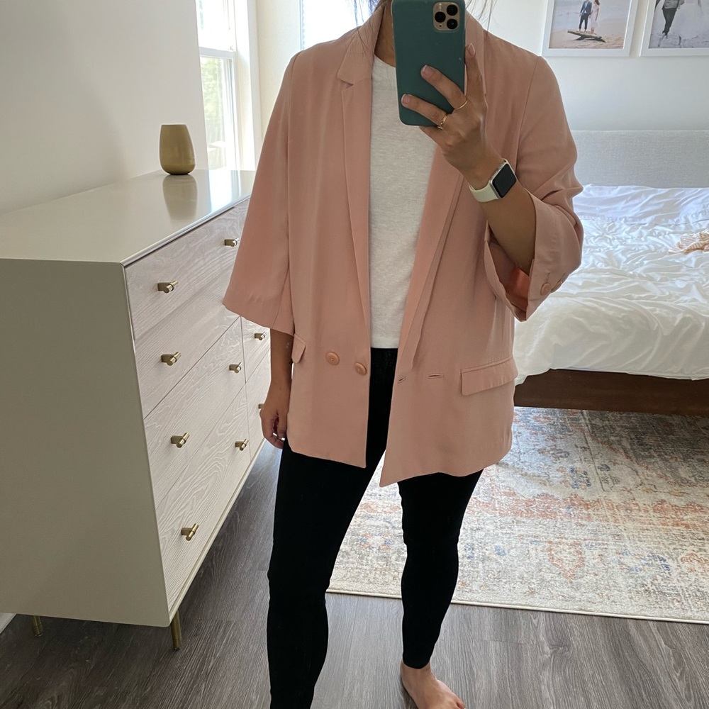 Forever21 Oversized Pink Blazer - Picture 6 of 8